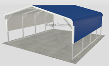18x21x6 Steel Carport Cover Free Delivery - Serving Most States Prices Vary