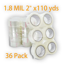 36 Rolls Clear Packing Packaging Sealing Tape 2 X 110 Yards Fast Free Shipping
