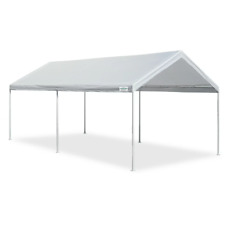 10 X 20 Portable Heavy Duty Canopy Garage Tent Car Carport Shelter Steel Frame