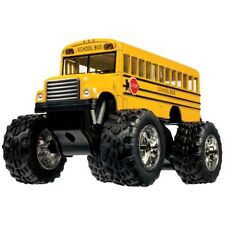 5 Kinsfun Monster Truck Yellow School Bus Big Wheel Diecast Toy Kids Gift
