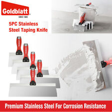 Goldblatt 5 Pcs Stainless Steel Taping Knives For Drywall Joint Taping Finishing