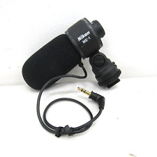Nikon Me-1 Stereo Microphone Wsoft Case Preowned Untested Sold As-is