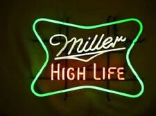 Neon Light Sign Lamp For Miller Lite Beer 17x14 Miller High Life Bar Open Club