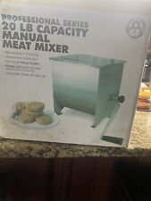 Weston Brands 20lb Stainless Steel Meat Mixer