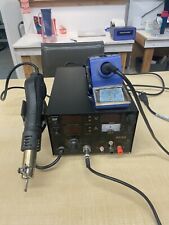 Yihua 1a Hot Air Smd Rework Soldering Iron Station 853d Ac 110v In Black Color