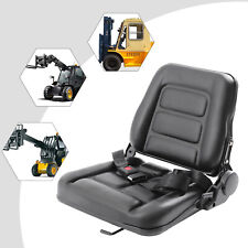 Forklift Seat Fits Cark Cat Hyster Yale Toyota Mitsubishi Black Universal Parts