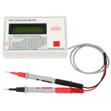 Capacitor Esr Dcr Tester Capacitance Meter Test In Circuit W Test Leads Clip