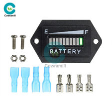 Battery Status Charge Indicator Monitor Meter Gauge Led Digital 12v 24v