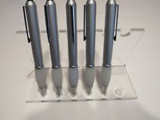 Lot Of 5 Terzetti B-52 Silver Large Metal Ballpoint Pen- Comfort Gel Style Grip