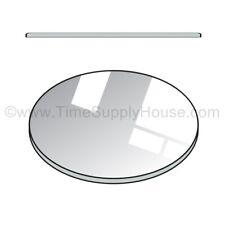 Round 1.50mm Thick Flat Watch Mineral Glass Crystal Replacement Size 16mm-50mm