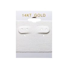 100 Qty White Hanging Earring Cards Great For Shops Fairs Tradeshows And...