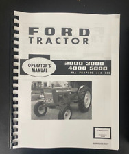 Farm Tractor Owners Operator Manual Ford 2000 3000 4000 5000 Tractor P180