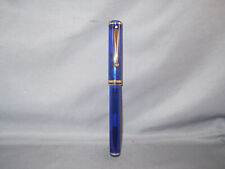 Sheaffer Vintage Levenger Translucent Blue Fountain Pen--14k Nib-fine Nib