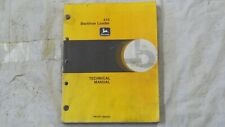 John Deere 410 Loader Backhoe Technical Manual Tm1037