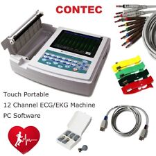 Touch Screen 12-channels 12 Leads Ecgekg Electrocardiograph Machine.sofware