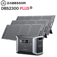 Dabbsson Dbs2300plus 2330wh Power Station Max 16660wh3x210w Foldable Solarpanel