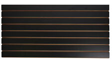 4 Ft X 2 Ft Horizontal Black Slatwall Easy Panels 24h X 48l - Pack Of 2