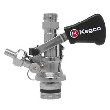 Kegco U System Keg Tap - Black Lever Handle