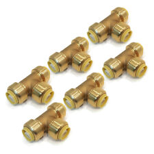 6 New 12 X 12 X 12 Sharkbite Style Push To Connect Lead Free Brass Tees