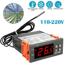 Universal Stc-1000 Digital Temperature Controller Thermostat W Ntc Sensor 110v