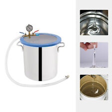 5-gallon Tempered Glass Lid Vacuum Chamber Low Noise Vacuum Degassing Chamber