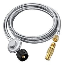 6ft Propane Hose With Regulator Low Pressure Fit Weber Grill Most Lp Gas Stove