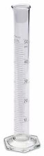 Corning Pyrex 3024 Single Metric Scale Glass Graduated Cylinder 50ml - Each