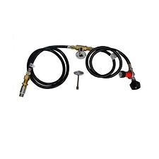 Stanbroil Fire Pit Installation Hose With 12 Chrome Key Valve For Propane G...