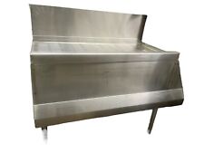 Commercial 36 Nsf Under The Bar Stainless Steel Drain W Front Shelf. Fast Ship