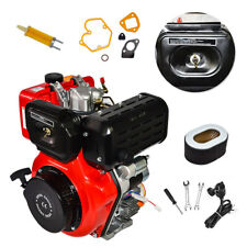 Single Cylinder Diesel Engine 4 Stroke 10hp 411cc Air Cooled Electric Start New
