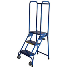 Ballymore Rolling Ladder Overall Height 58.5 In Steps 3 Material Steel