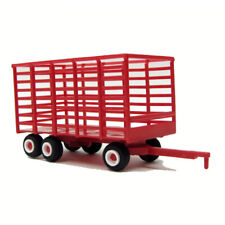 Standi Toys 164 Red Plastic Tandem Axle Hay Wagon St232