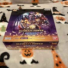 Digimon Card Game Ultimate Power Bt-02 Booster Box 24 Pack Sealed Bandai Ccg New