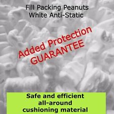 White Anti-static Packing Peanuts 3.5 Cu Ft 26 Gal Foam Shipping Extra Protectio