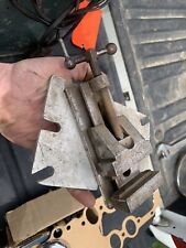 Vintage Machinist Tools Vise Drill Press Block Metal Drilling Tiny Antique