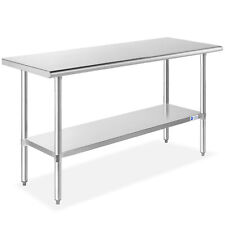 Commercial Stainless Steel Kitchen Food Prep Work Table - 60 X 24