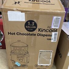 Royal Kincool 5 Liter 1.3 Gallon Hot Chocolate Dispenser- Coffee Tea Quick Brew