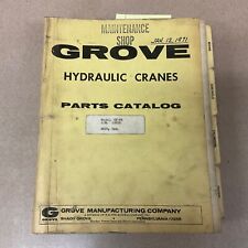 Grove Rt-48 Parts Manual Book Catalog List Rough Terrain Crane Guide 4x4x4