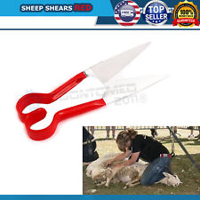Sheep Goat Shears Veterinary Instrument Sharp Blade Color Red