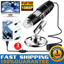 1600x 8led 2mp Usb Digital Microscope Endoscope Zoom Camera Magnifier With Stand