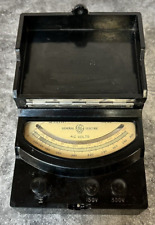 General Electric Vintage A.c. Volt Meter Model Ap 9 Electrical Tester 0-300 Volt
