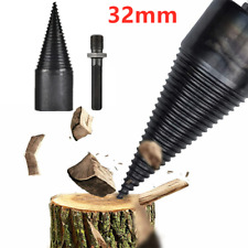 High Speed Twist Firewood Drill Bit Wood Splitter Screw Splitting Cone Driver