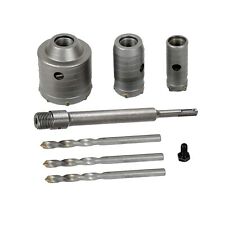 Concrete Hole Saw Kits Tungsten Steel Sds Plus Shank Wall Hole Cutter Cement...