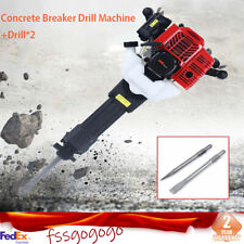 52 Cc Demolition Jack Hammer Concrete Breaker Drill W2 Chisel Gas-powered