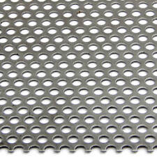 0.06 Thick X 0.375 Hole Stainless Perforated Sheet 304-cut Size 24x36