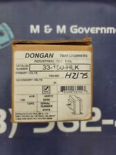 Dongan 33-100-hlk Control Transformer Pri 240x480 Sec 24v .100 Kva New In Box