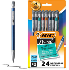 Bic 24-count Pack Xtra-precision Mechanical Pencils With Erasers 0.5mm Pencil