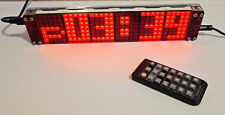 Red Digital Led Clock Wgps Time Setting And Remote Control