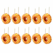 10pcs Vertical Toroid Magnetic Inductor Monolayer Wire Wind Wound 33uh 5a Coil