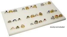 Novel Box 72 Ring Earring Jewelry Tray Foam Velvet Liner Jewelry Foam Insert